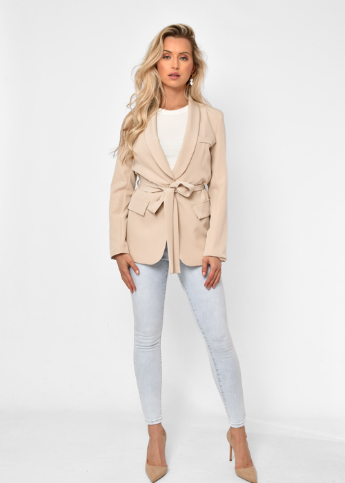 Femke blazer beige