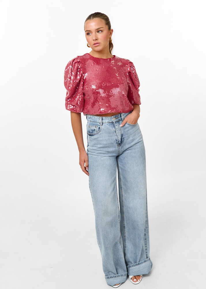 Anne glitter top