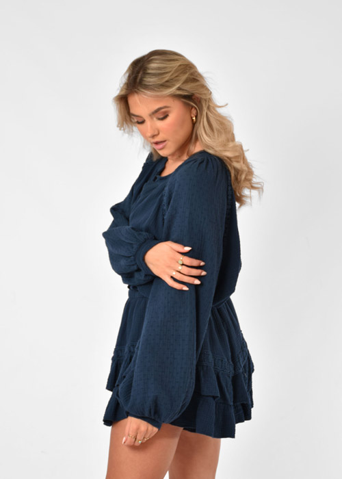 Eline skort donkerblauw 