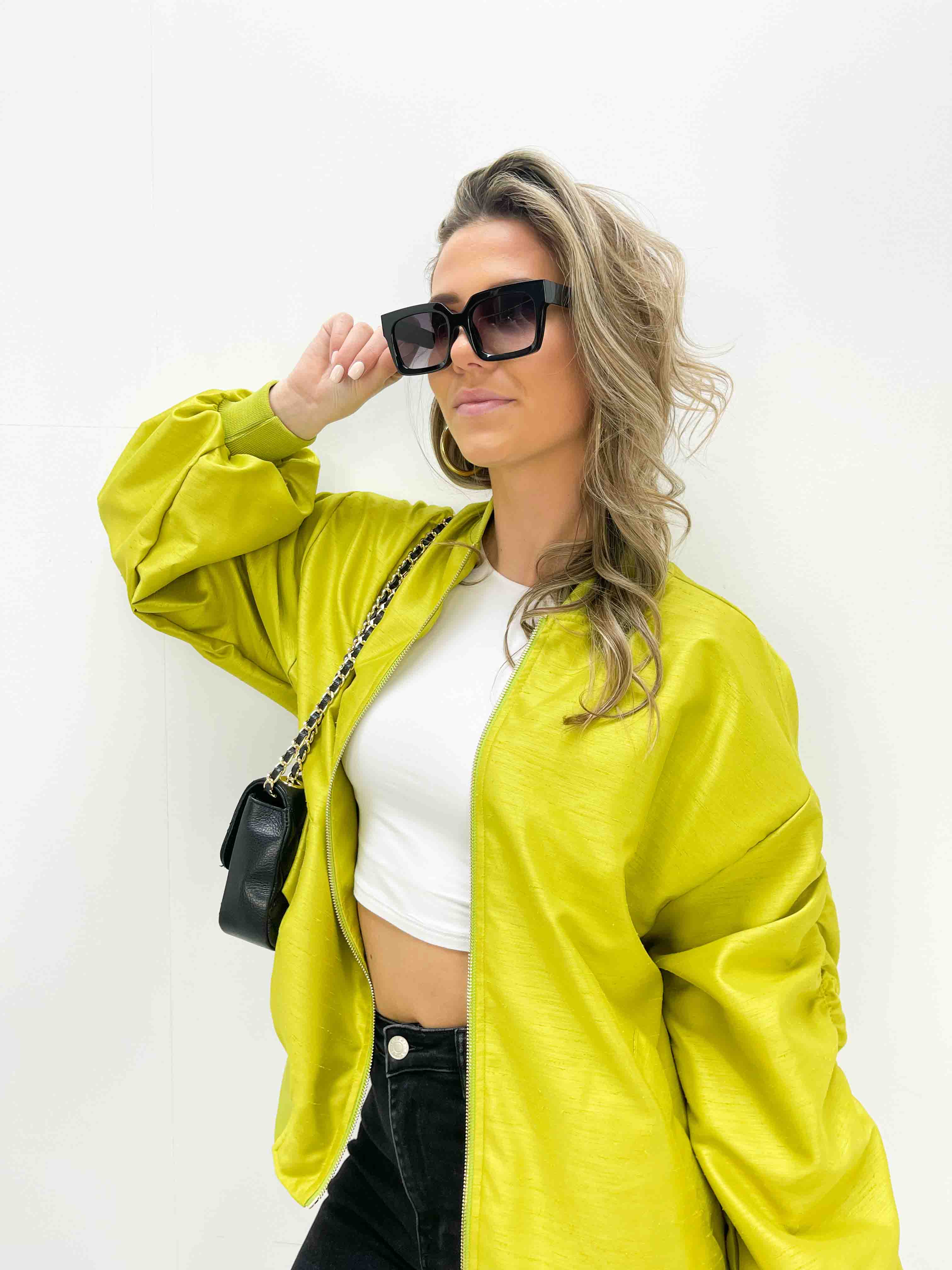 Roos bomberjas lime