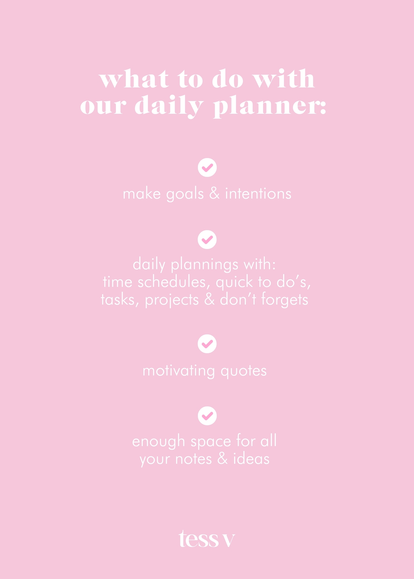 Daily planner tess v