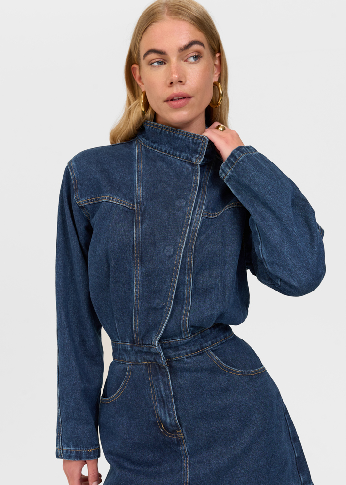 Iconic denim dress