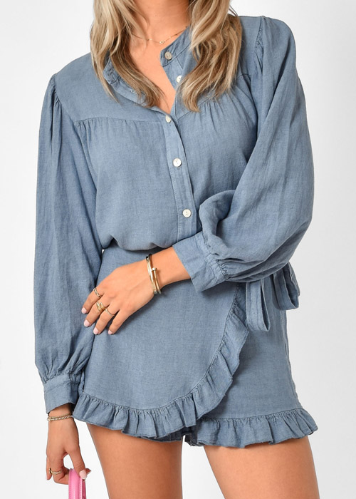 Lana blouse lichtblauw 