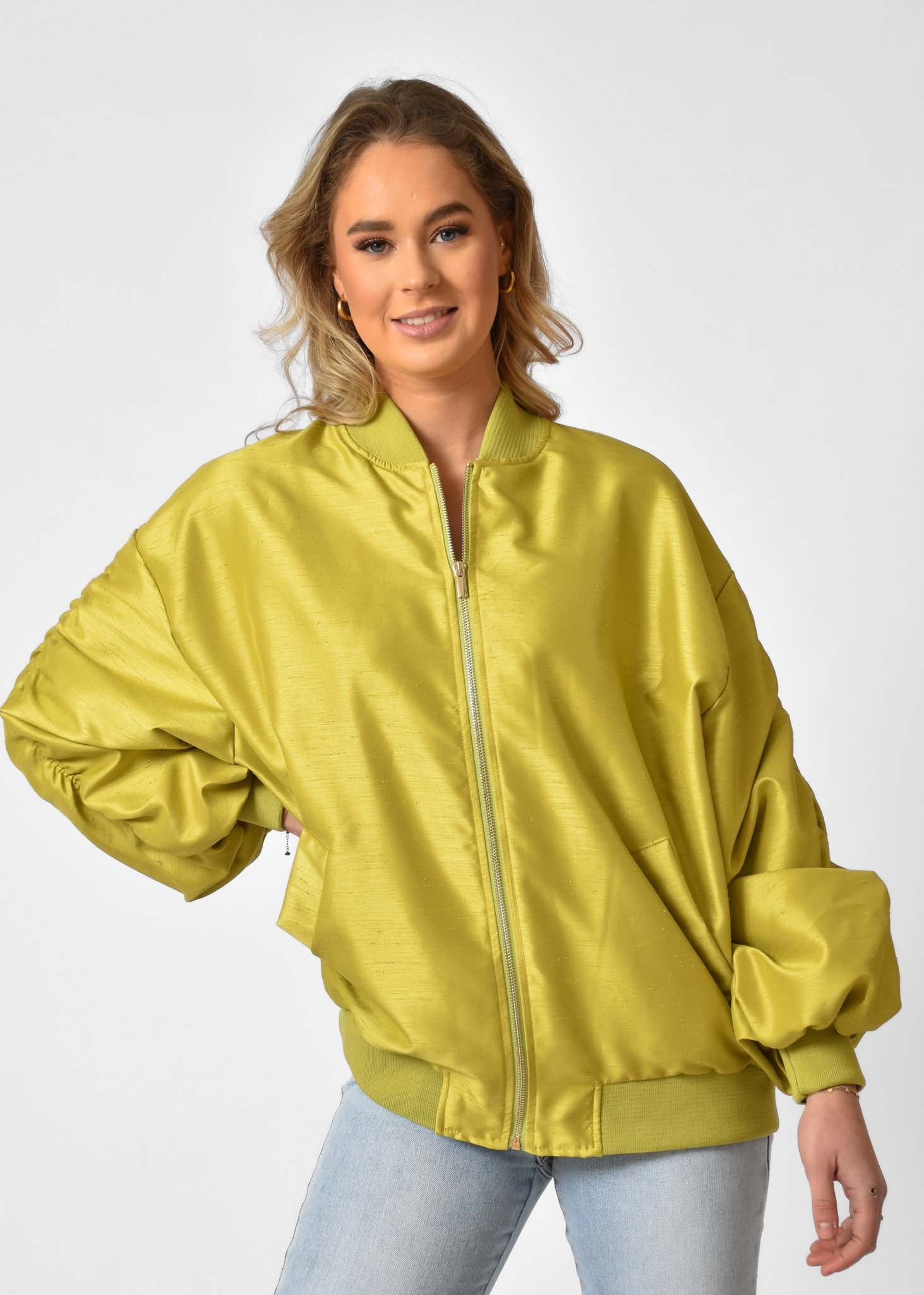 Roos bomberjas lime