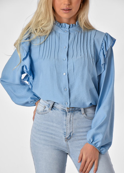 Julie blouse blauw