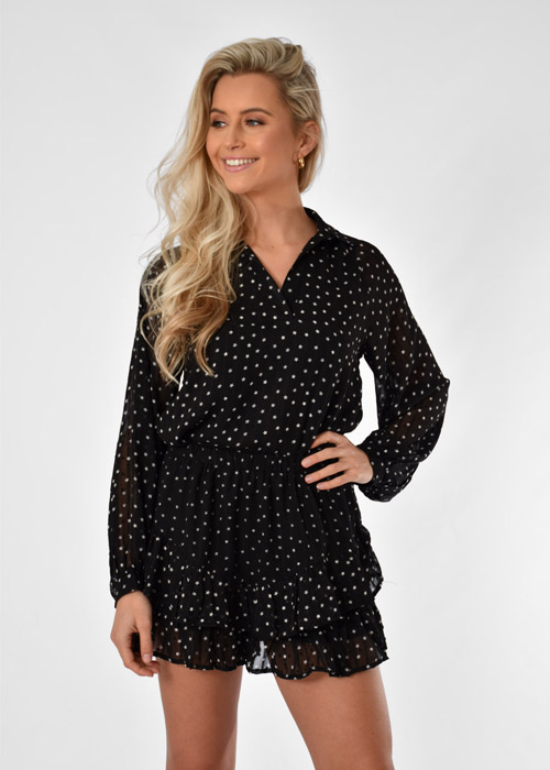 Sterre blouse zwart
