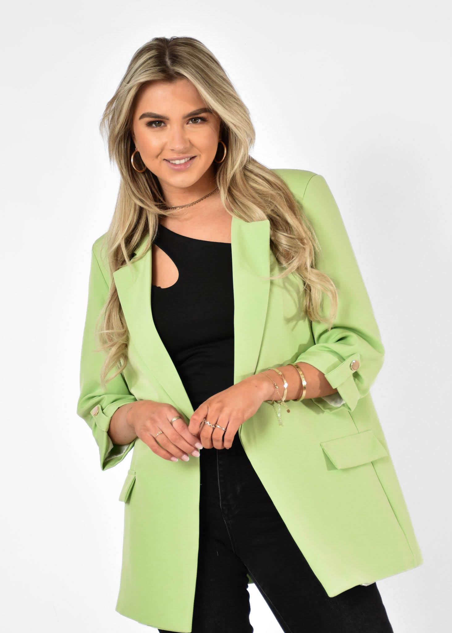 Carlijn blazer lime
