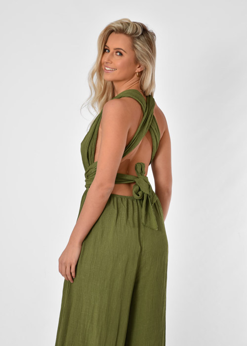 Vera jumpsuit groen