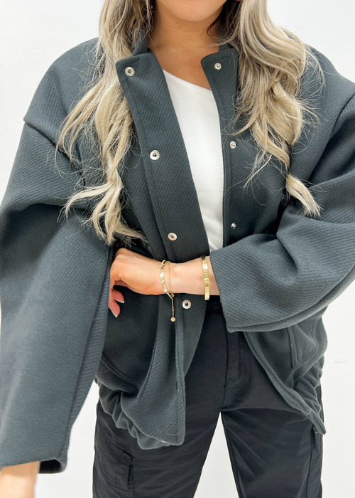 Pien bomber jacket antraciet 