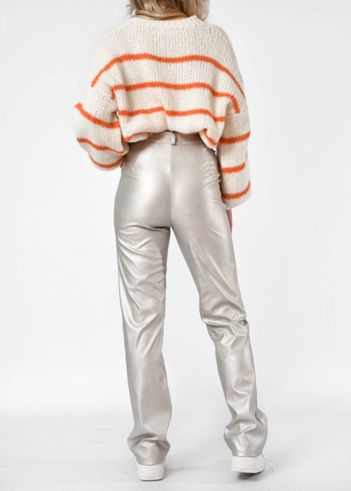 Cleo broek zilver