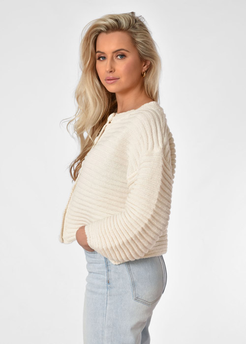 Maud vest creme