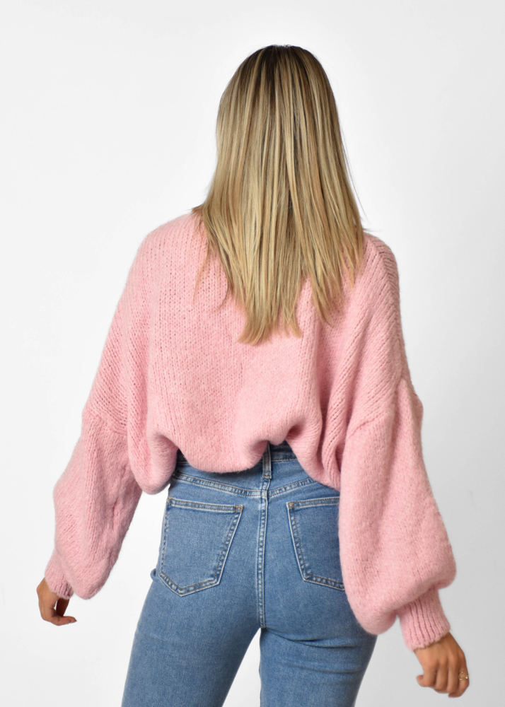 Fien trui licht roze