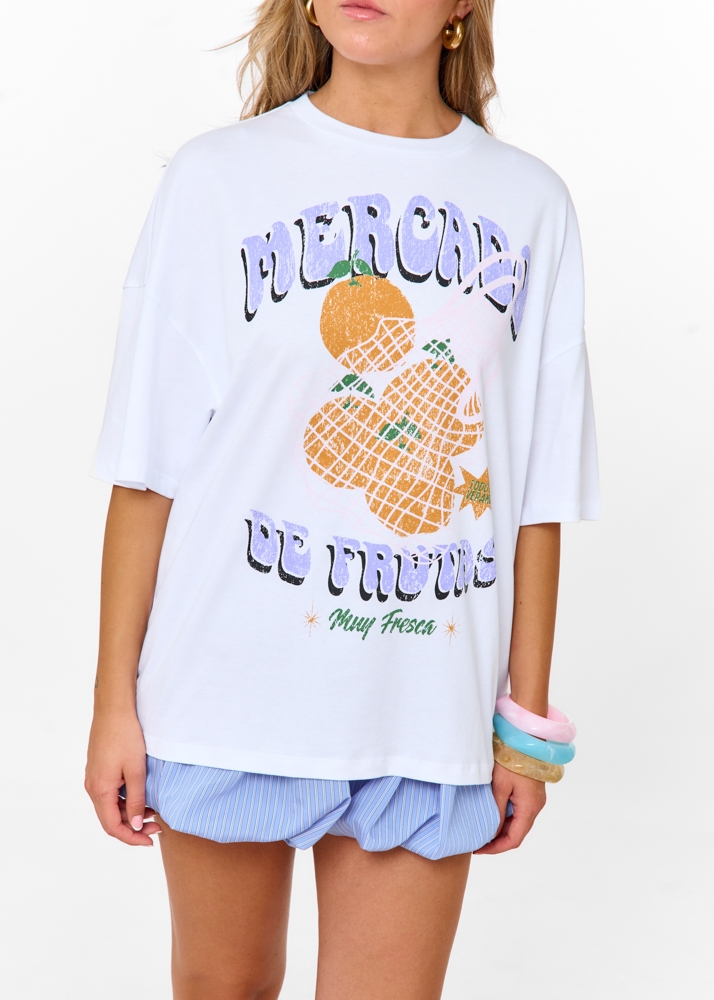 Mercado t-shirt wit