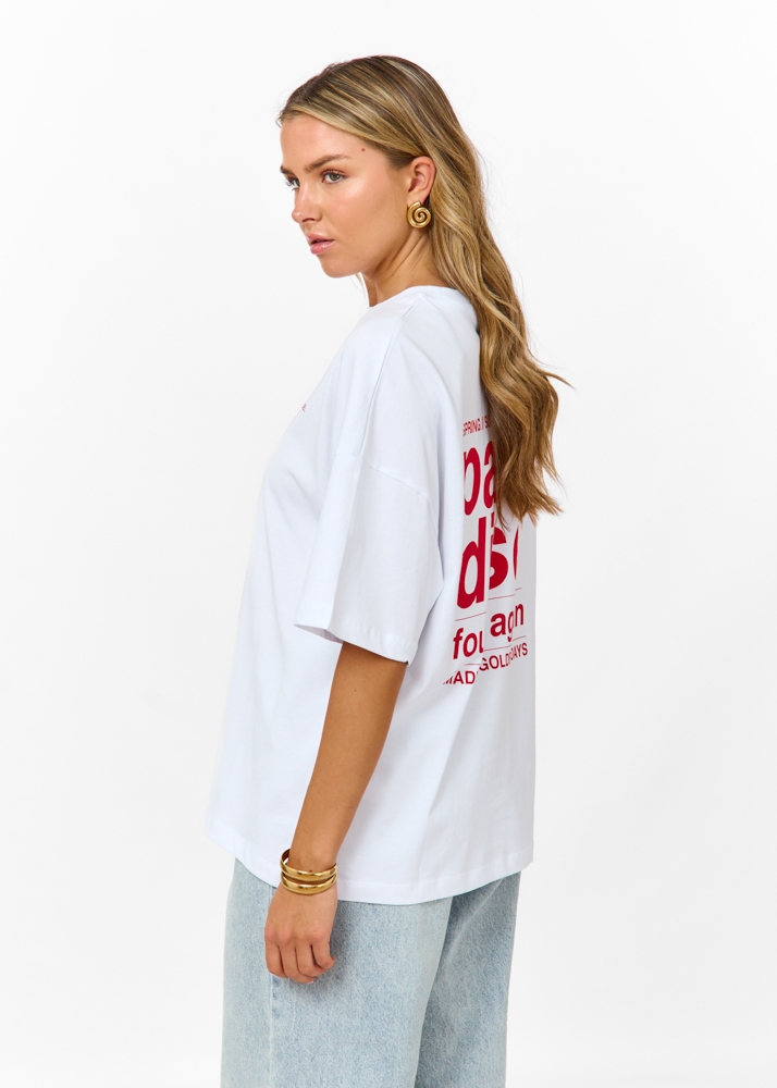 Paradise t-shirt wit