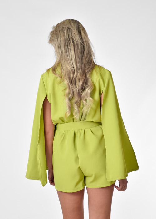 Jade playsuit lime