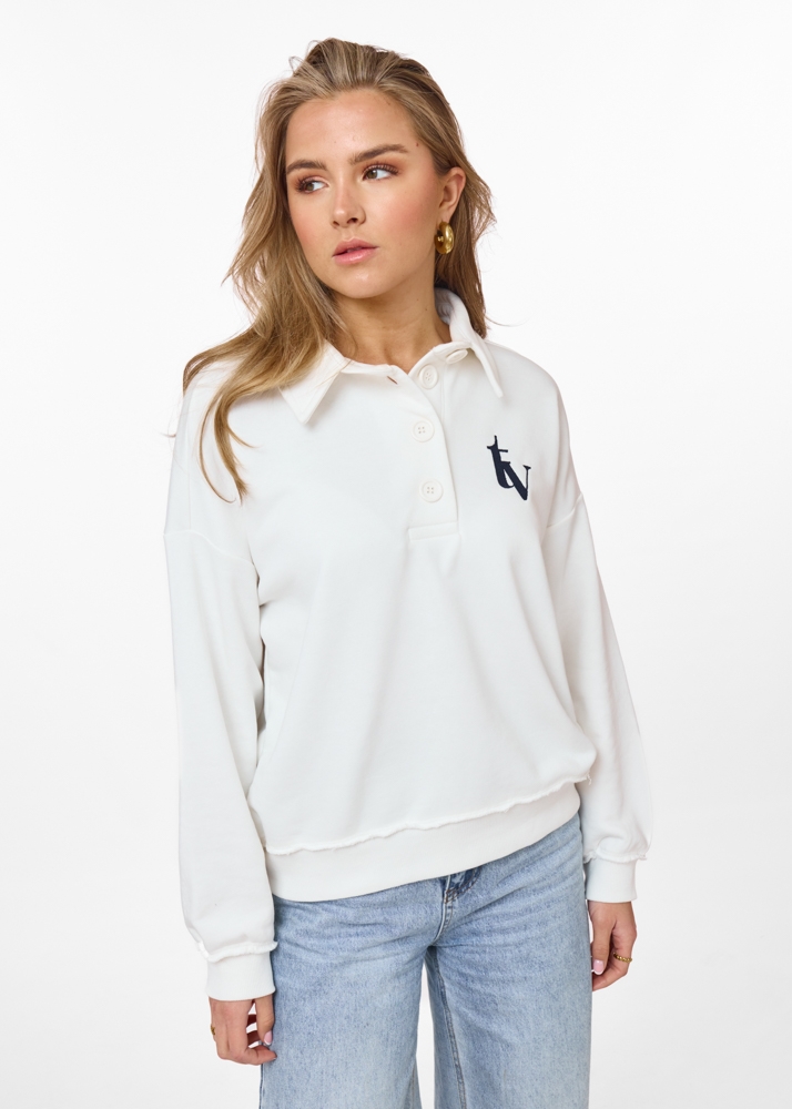 Lolu sweat polo wit