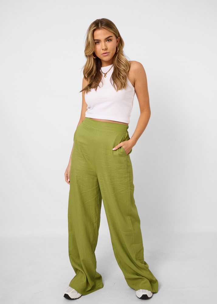 Marit linnenlook broek