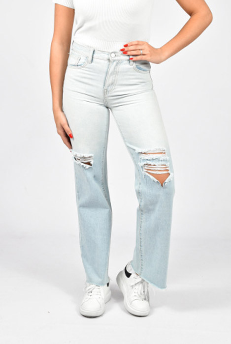 schild Gelijk ondersteuning Lott wide leg jeans