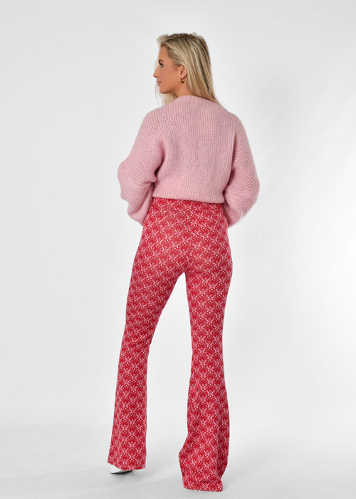 Fenna flared roze