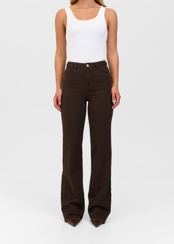 Straight leg stretch jeans