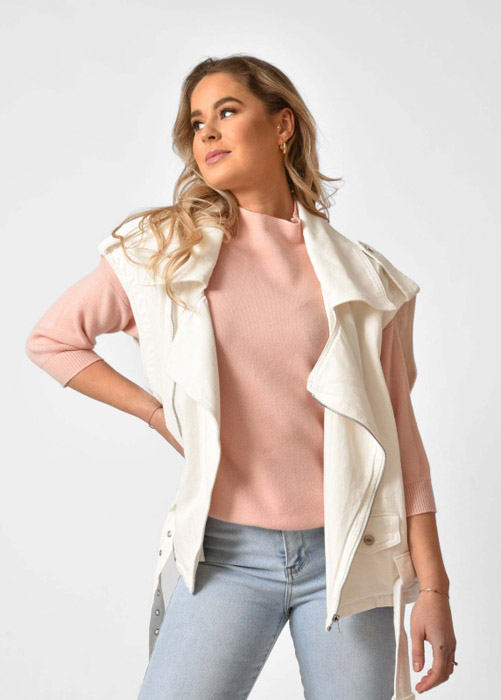Nora gilet wit