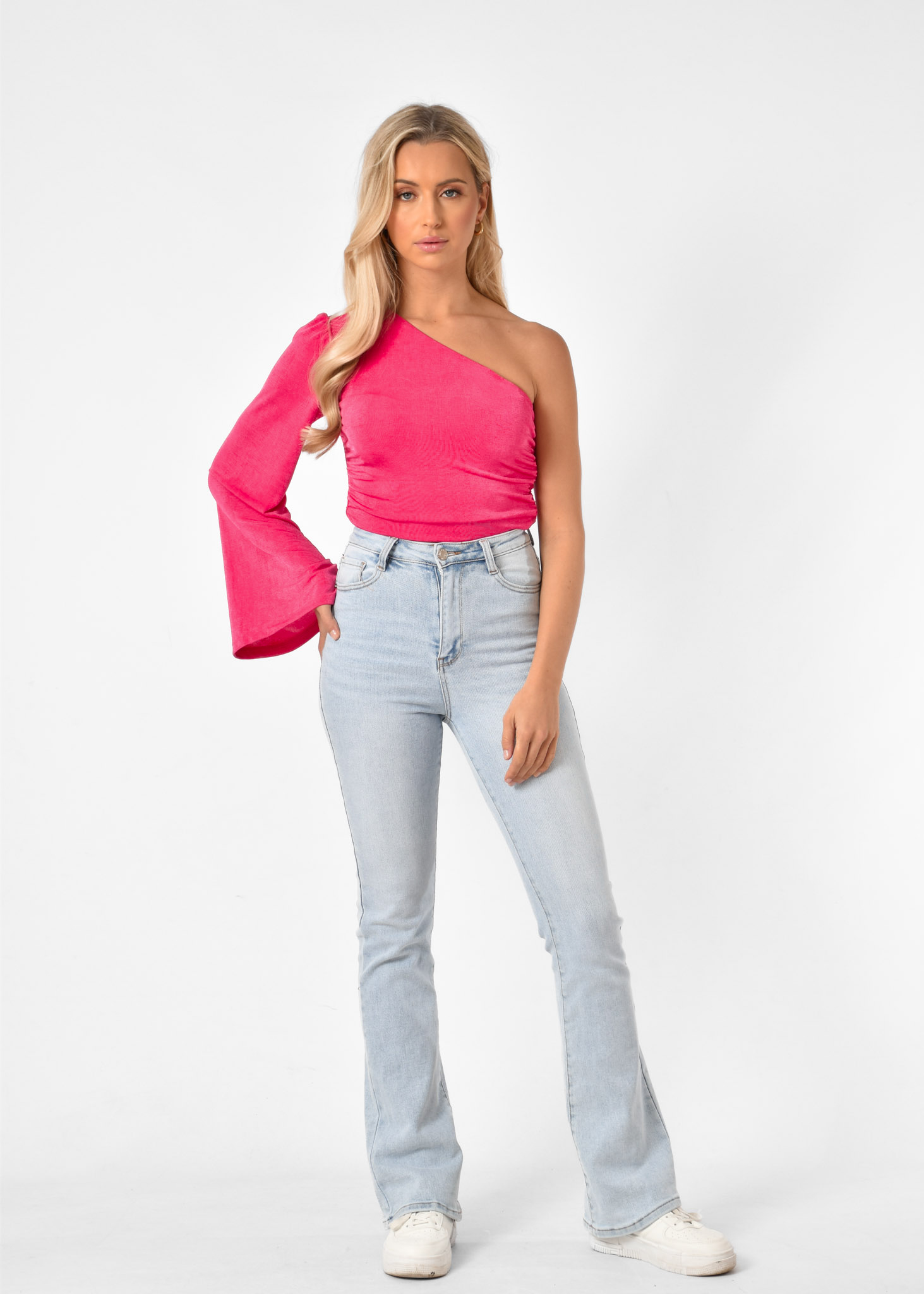 Janna top fuchsia