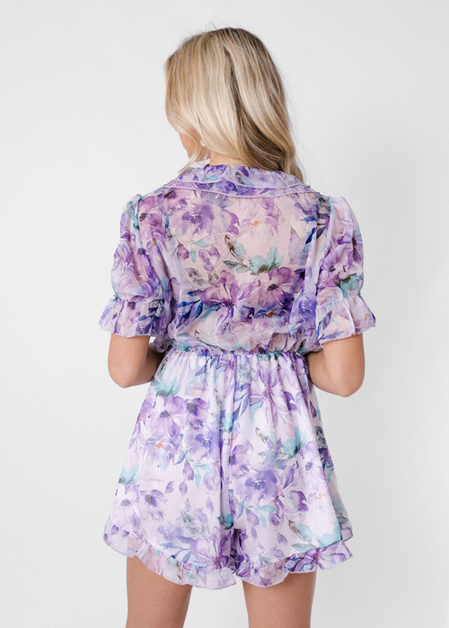 Demi playsuit paars