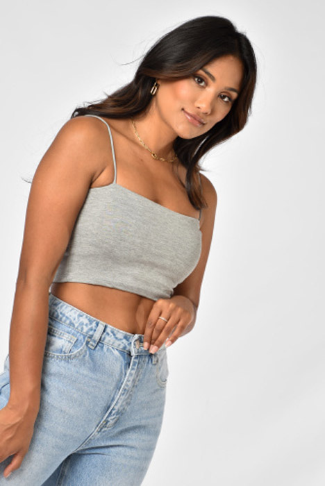 Denise top grey