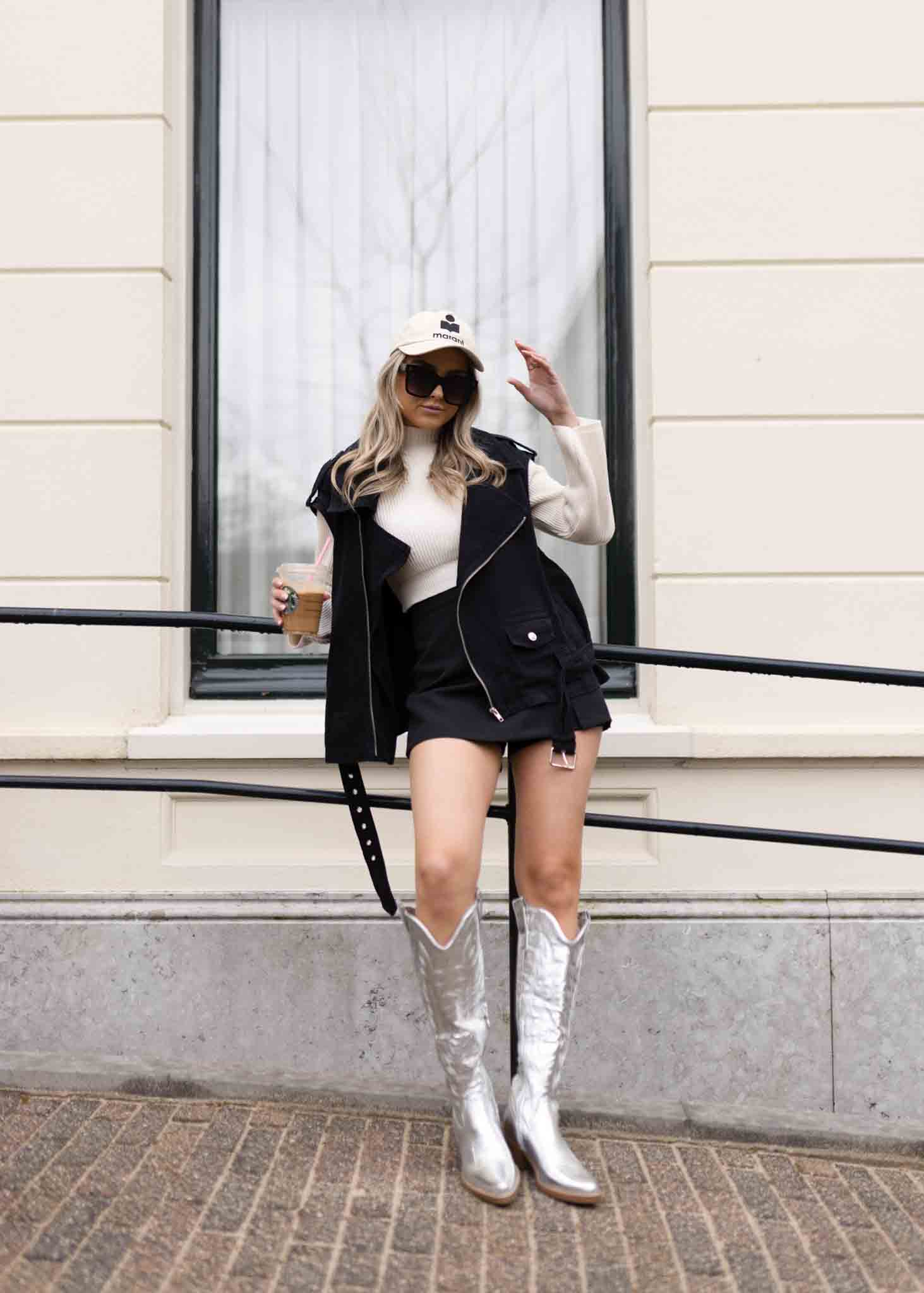 Nora gilet zwart