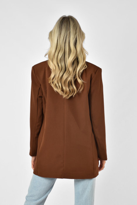 Noa blazer donkerbruin