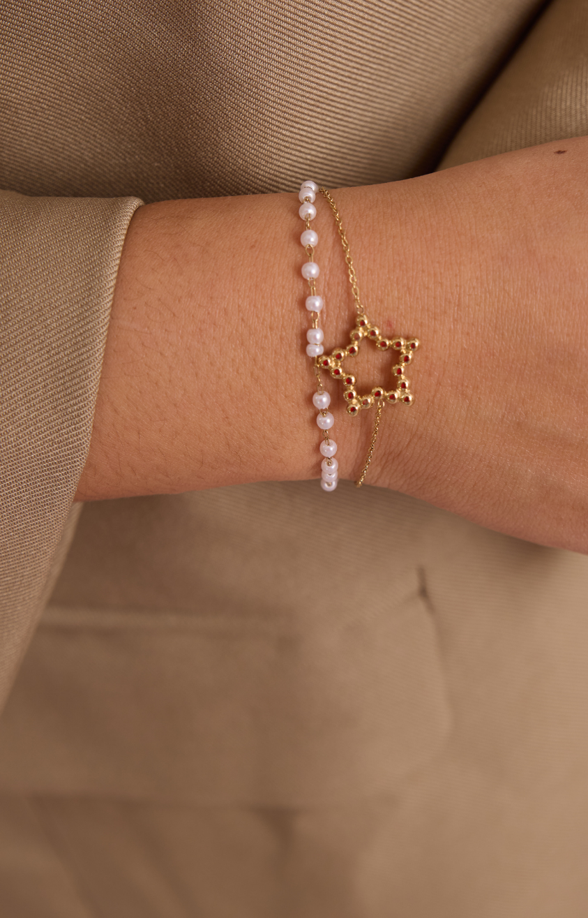 Bloeme armband goud