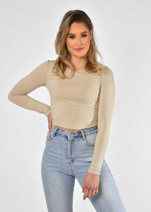 Levi top beige