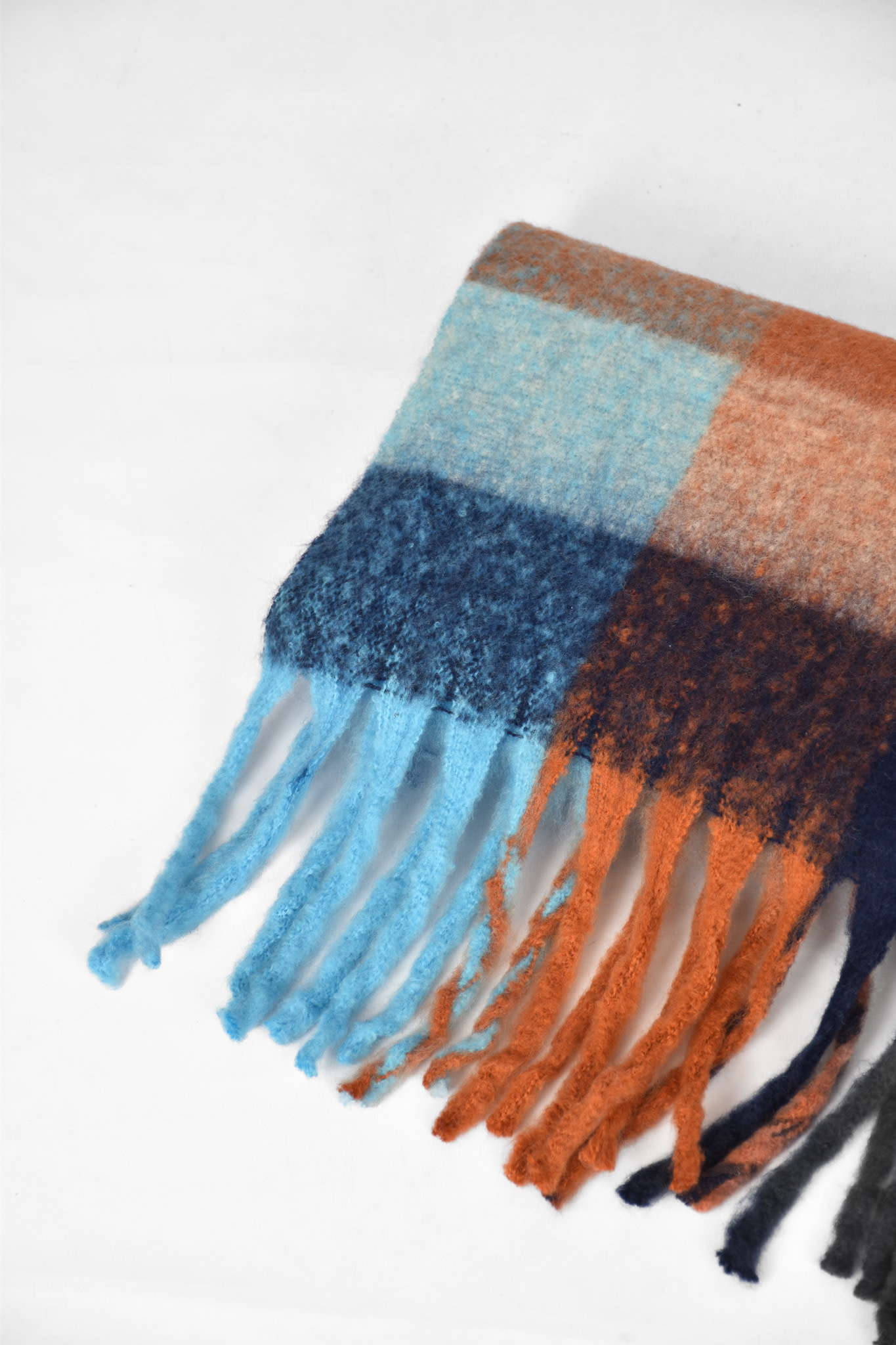 Eline sjaal blauw