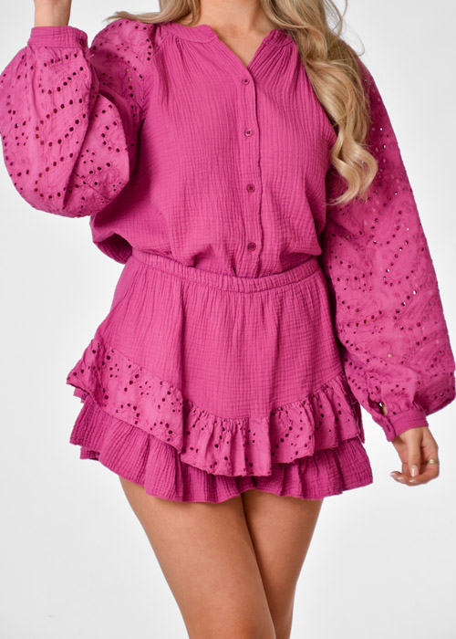 Roxy blouse paars