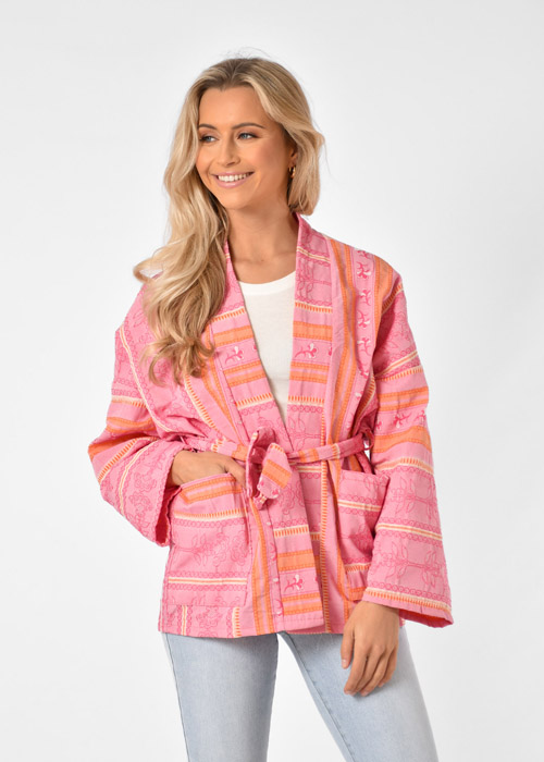 Iris kimono roze