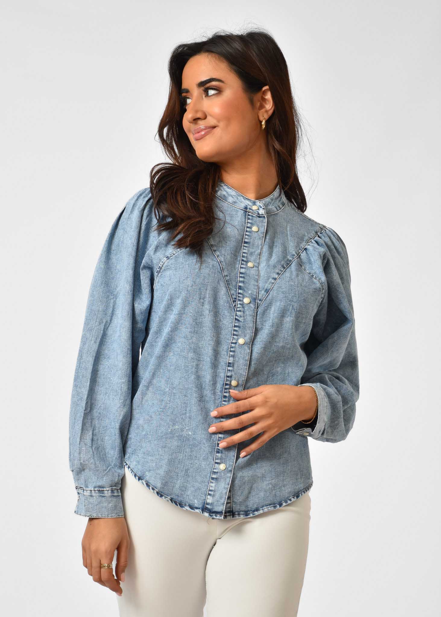 Robin blouse denim