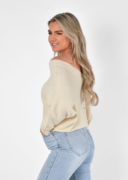 Ellen trui creme