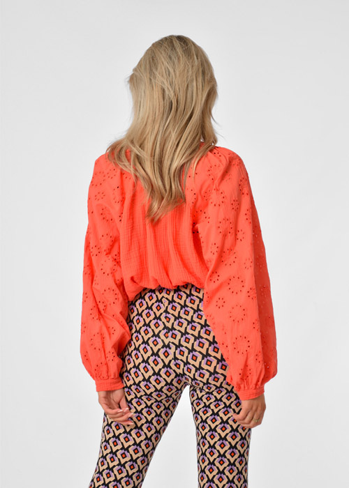 Marleen blouse oranje