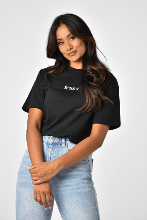 Brand t-shirt zwart