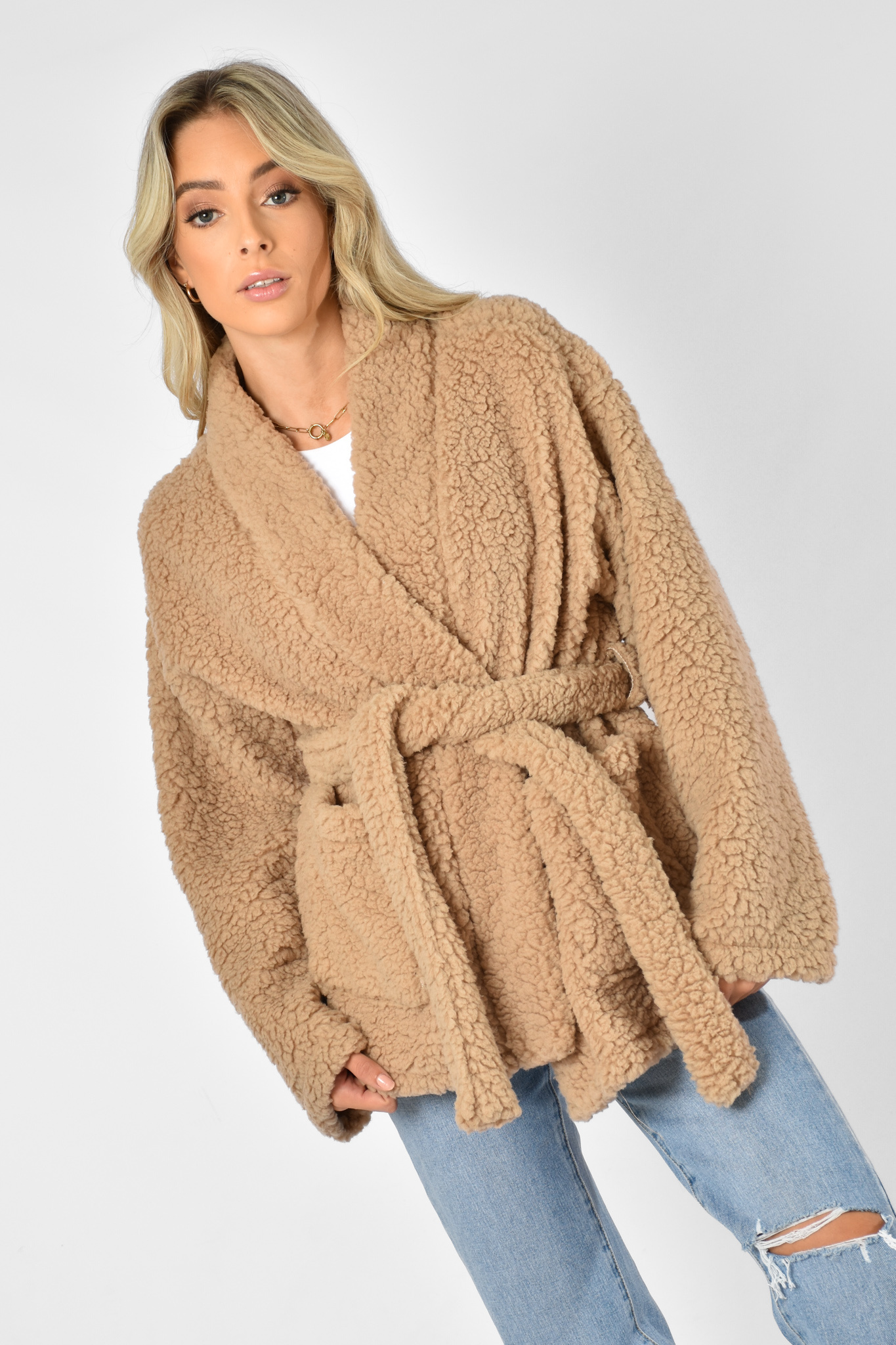 Ruby teddy jas beige