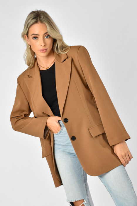 Noa blazer lichtbruin
