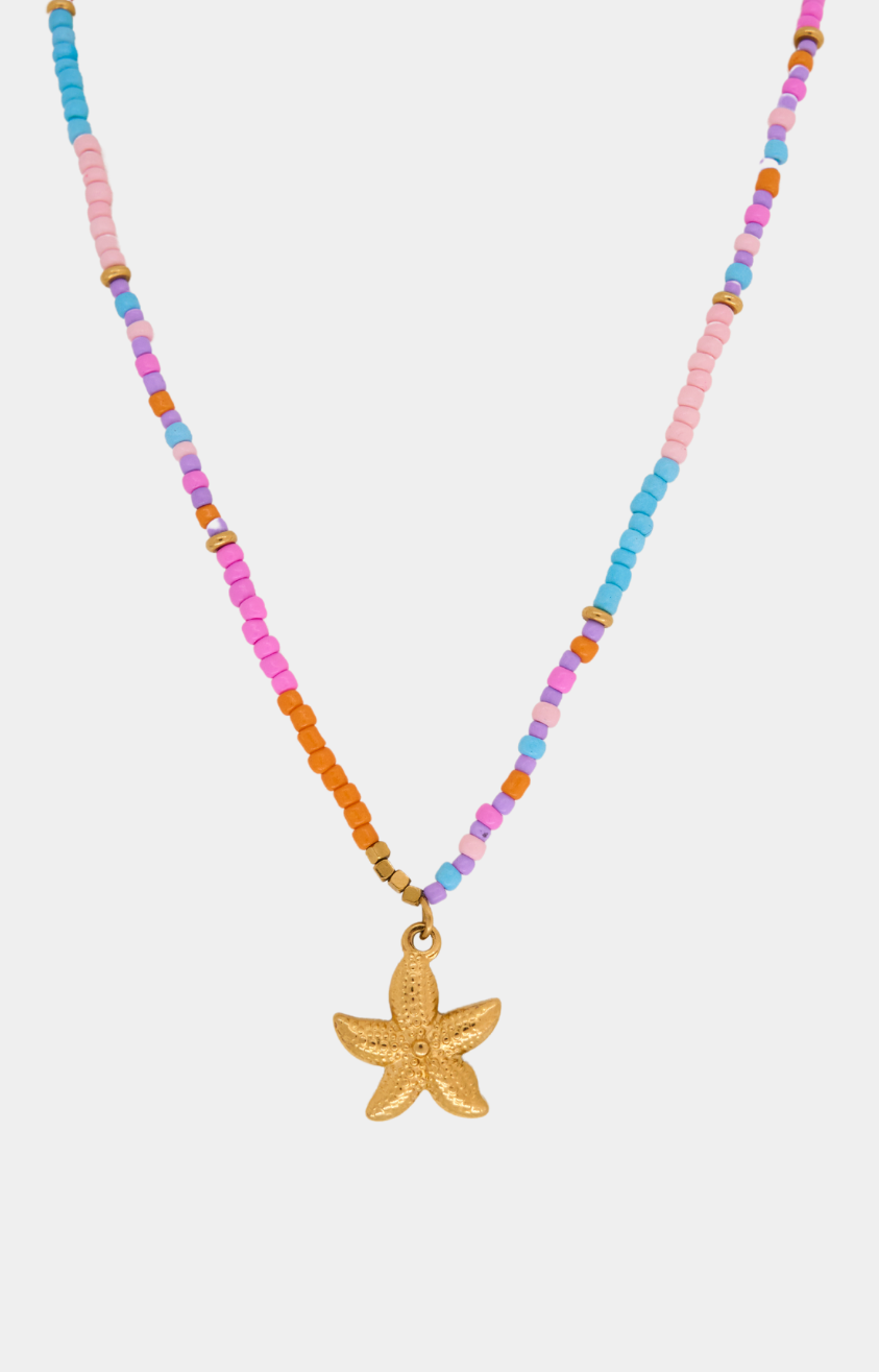 Sterre ketting goud