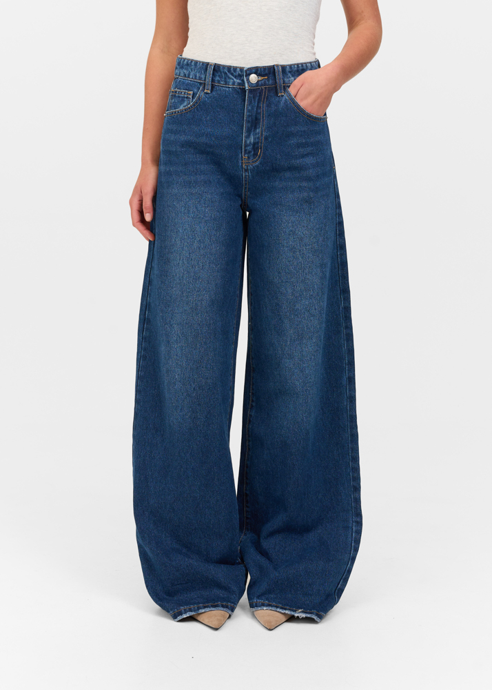 Wide leg classic jeans