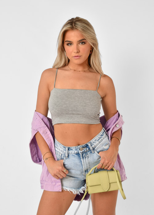 Denise top grey