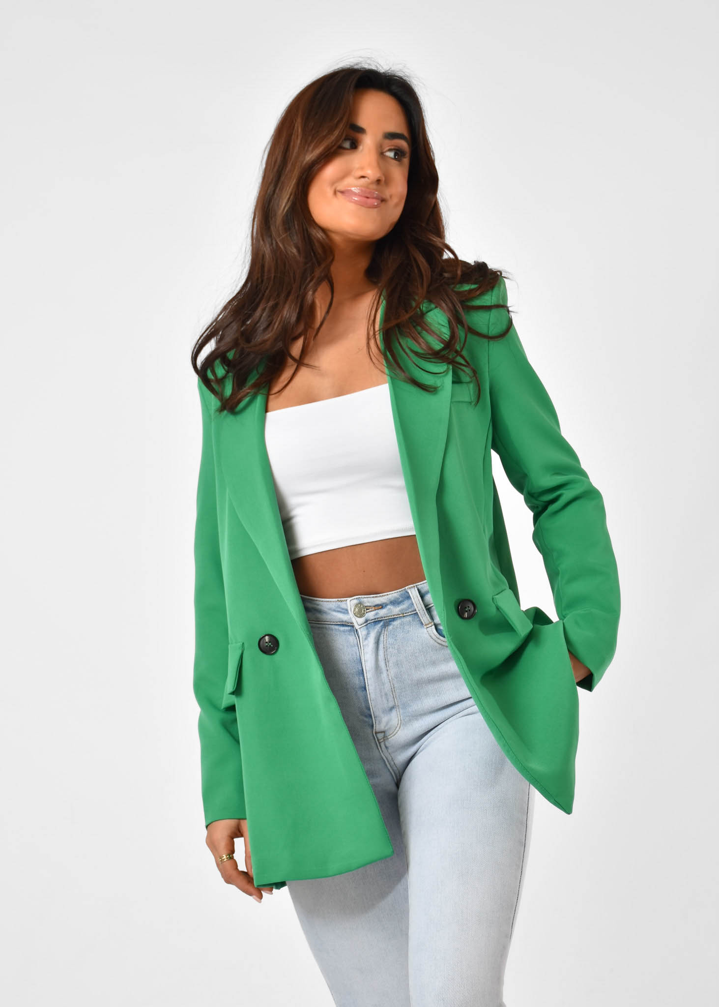 Harper blazer groen