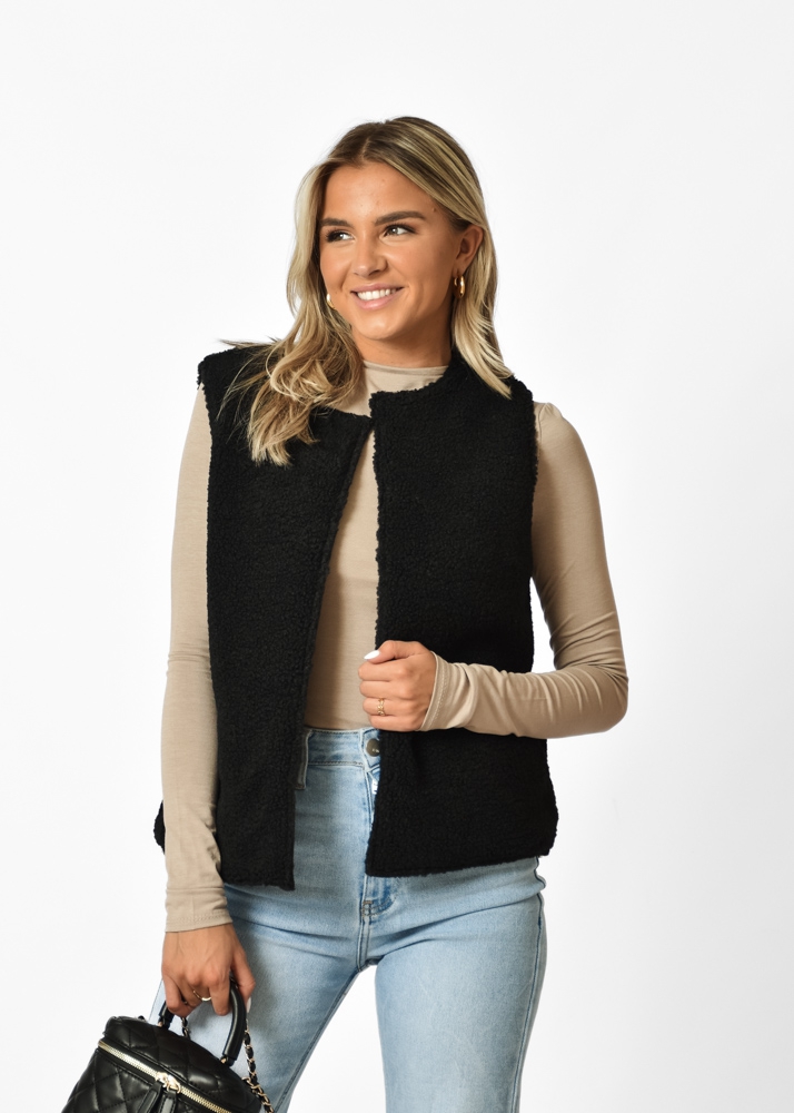 Liv reversible gilet zwart