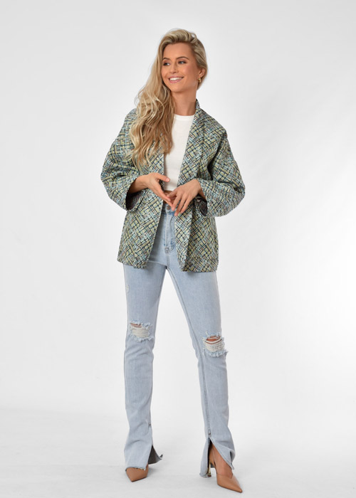 Veerle jasje blauw