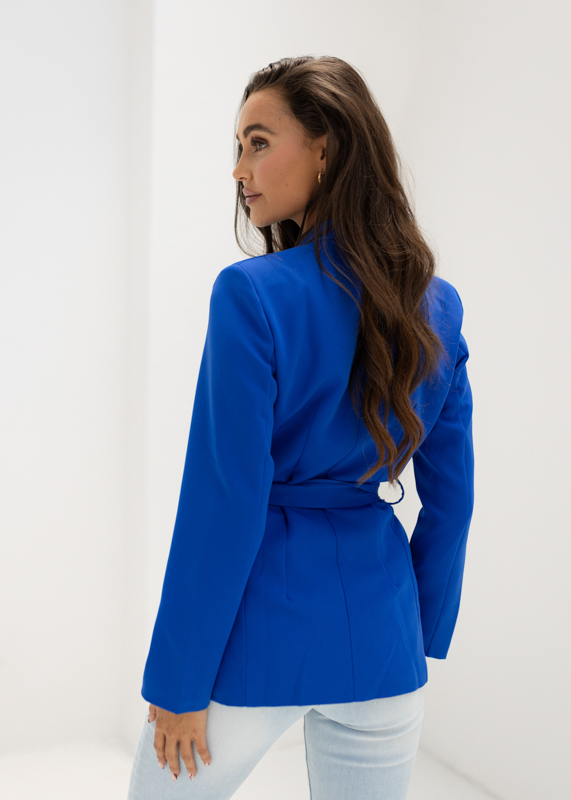Femke blazer kobalt