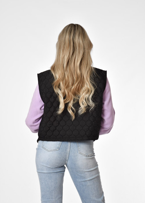 Loesje gilet zwart