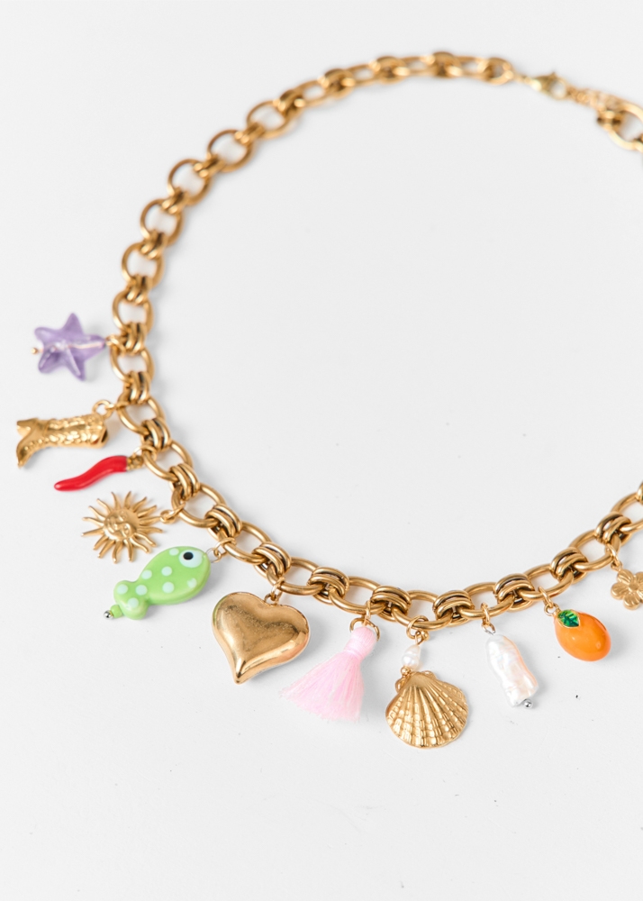 Sol bedel ketting goud